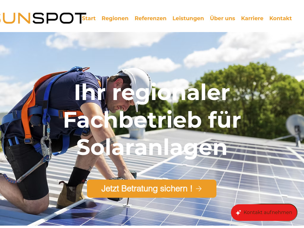 Website von Sunspot GmbH in Buchen (Odenwald)