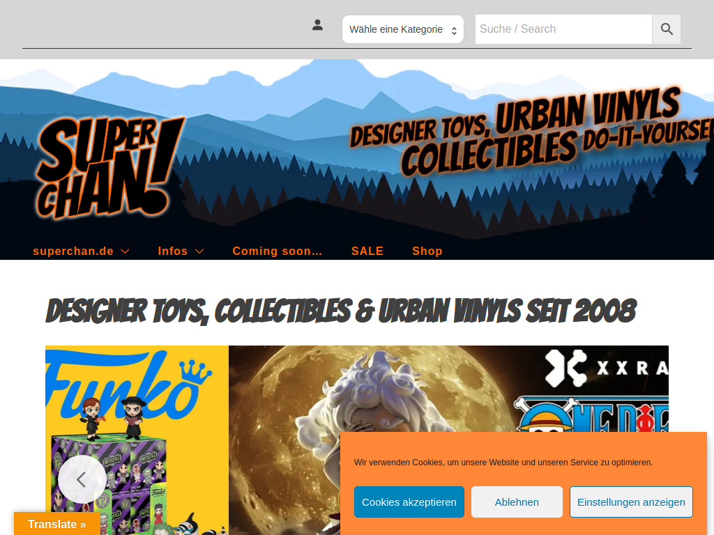 Website von superchan.de in Bad Harzburg