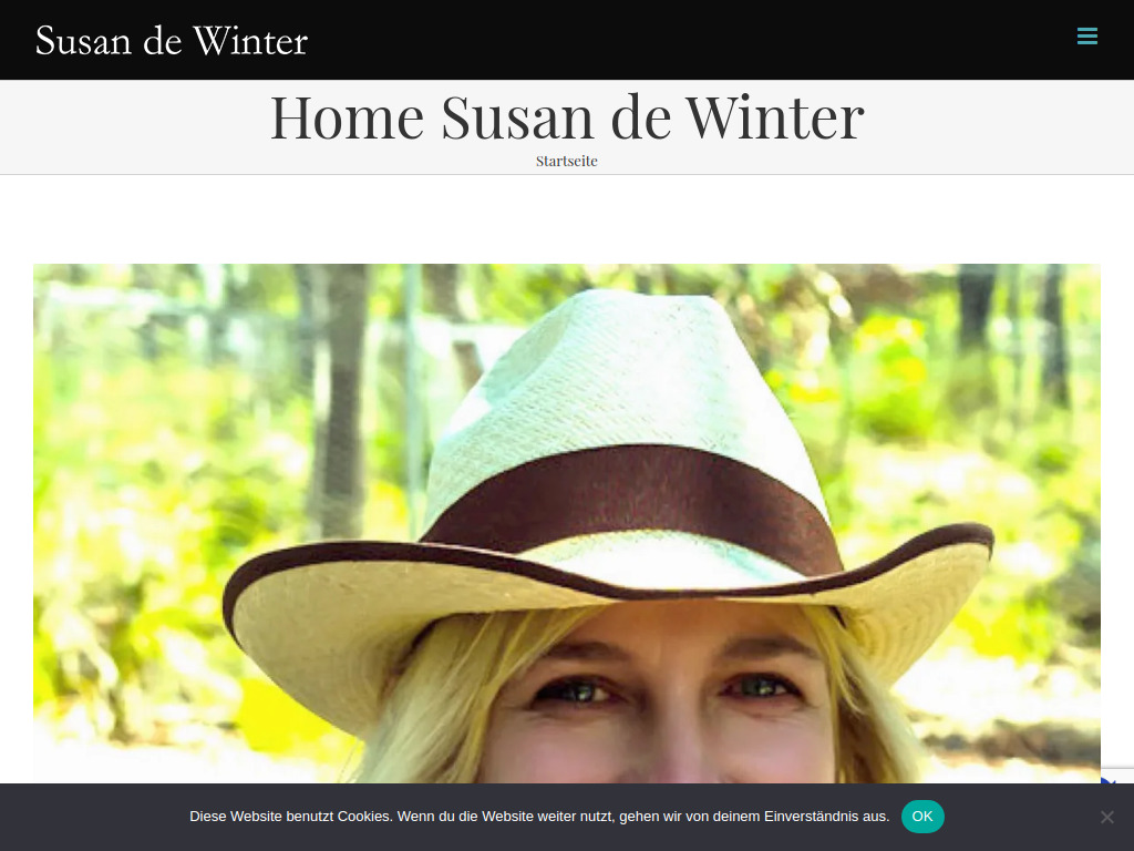 Website von Susan de Winter in Vlotho