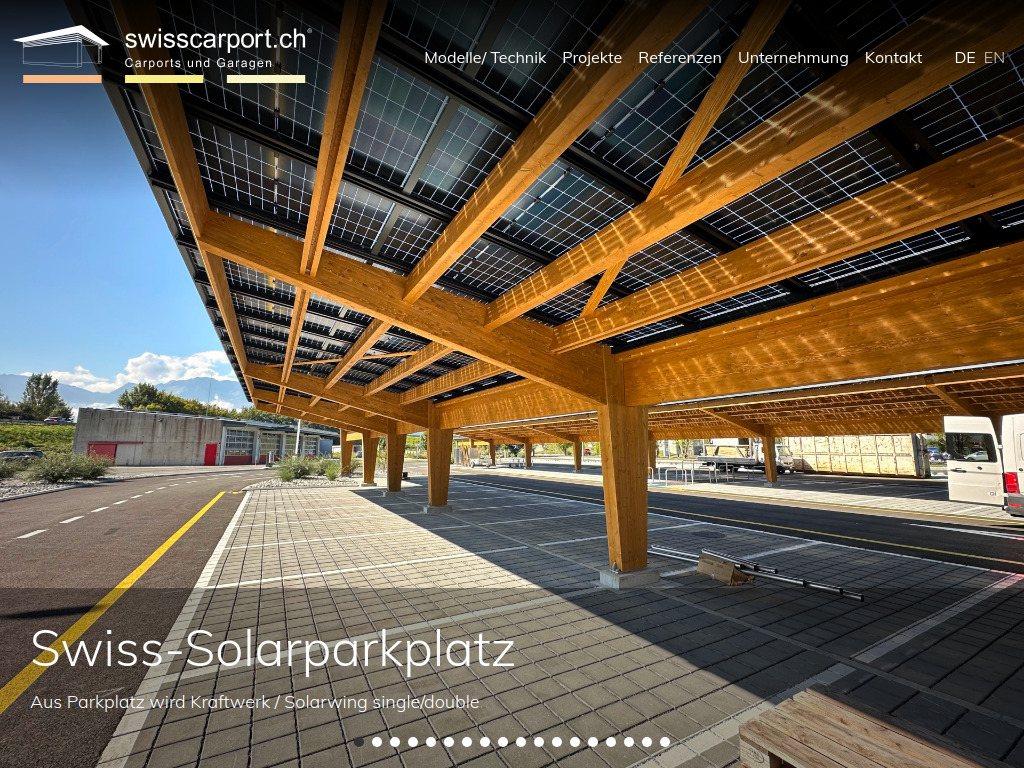 Website von Max Zumstein AG in Attiswil