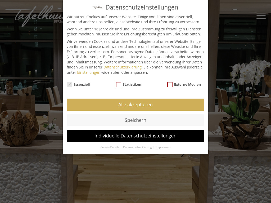 Website von Tafelhuus Wismar in Wismar