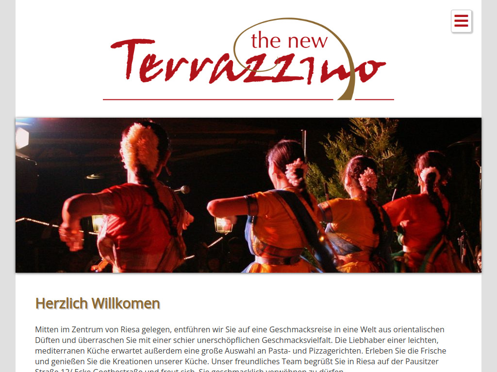 Website von the new Terrazzino - Riesa in Riesa