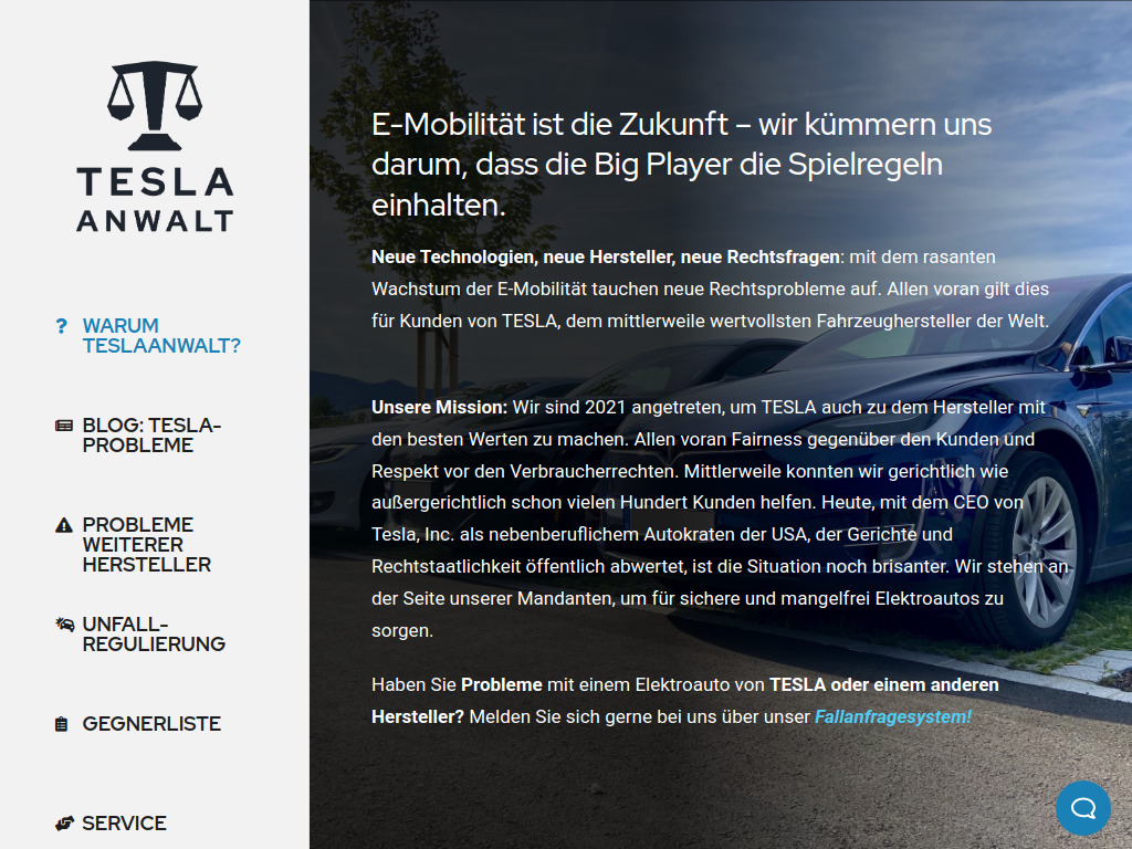 Website von Dr. Lindner Rechtsanwälte in Rosenheim