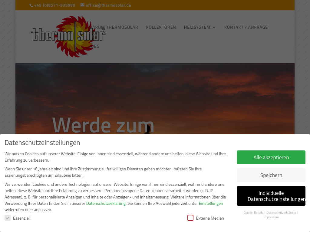 Website von Hargassner DE GmbH in Simbach