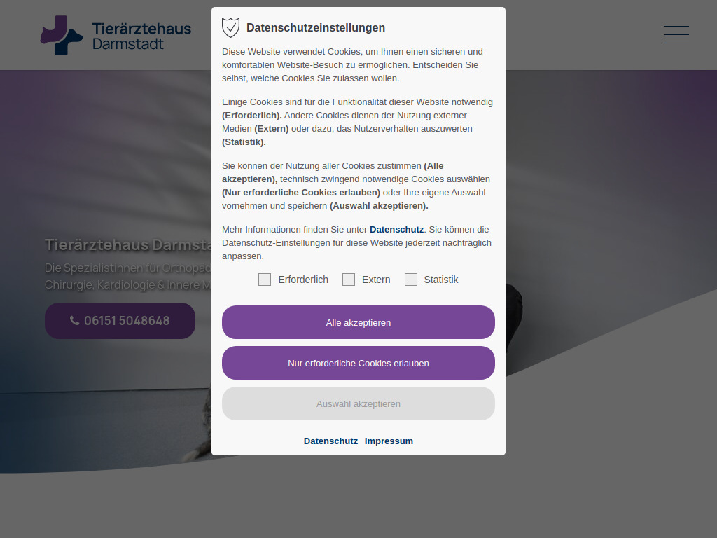 Website von EKG inkl. 24 Stunden Holter- und Belastungs-EKG in Darmstadt