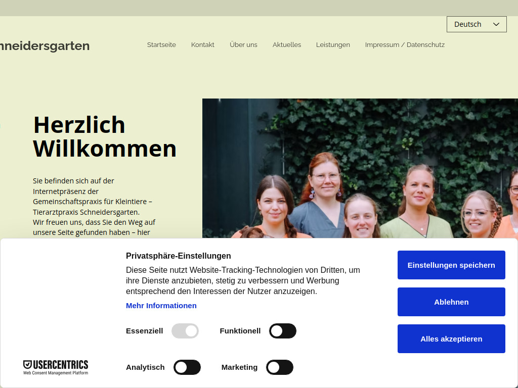 Website von N. Hänsch & S. Hintze GbR in Magdeburg