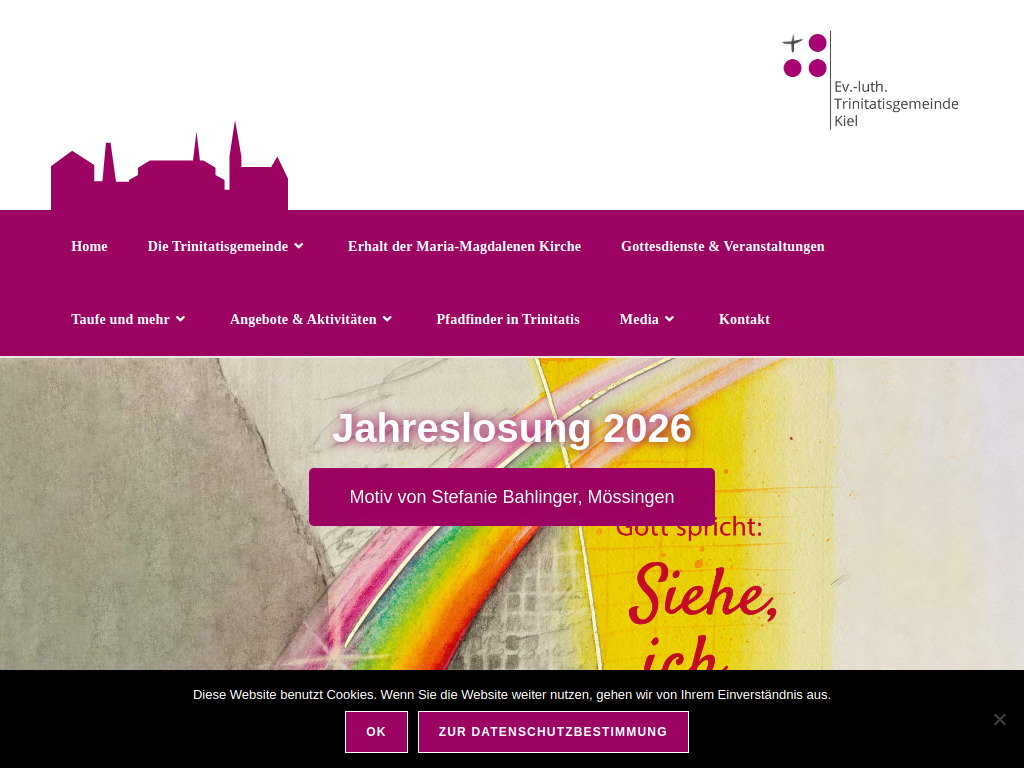 Website von Ev.-luth. Trinitatisgemeinde Kiel in Kiel