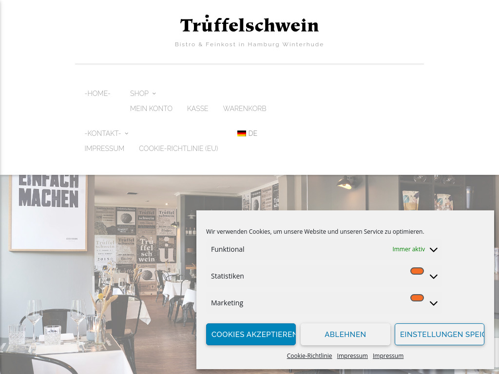 Website von S. Trüffel OHG in Hamburg
