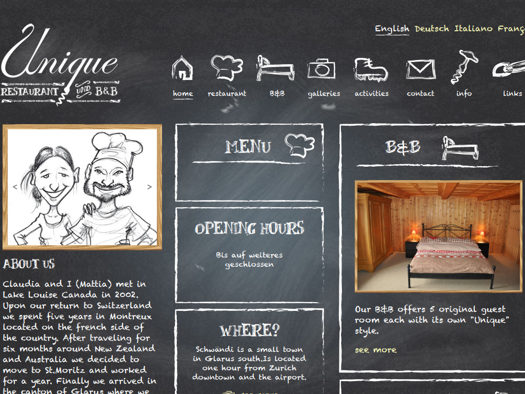 Website von restaurant-unique.ch