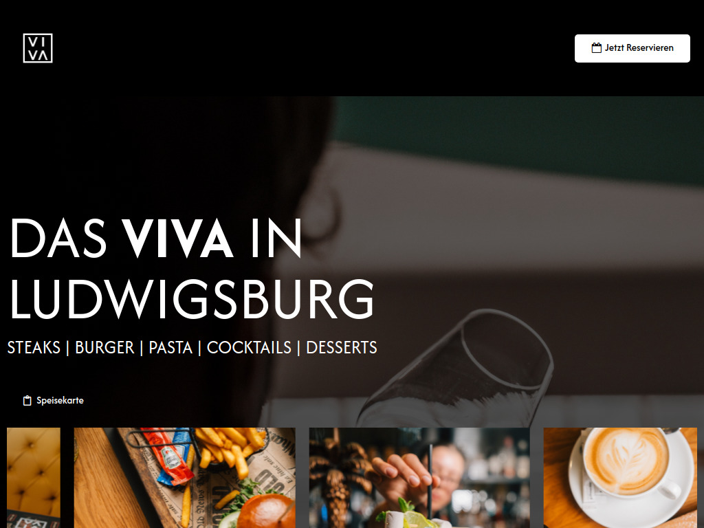 Website von VIVA Ludwigsburg in Ludwigsburg