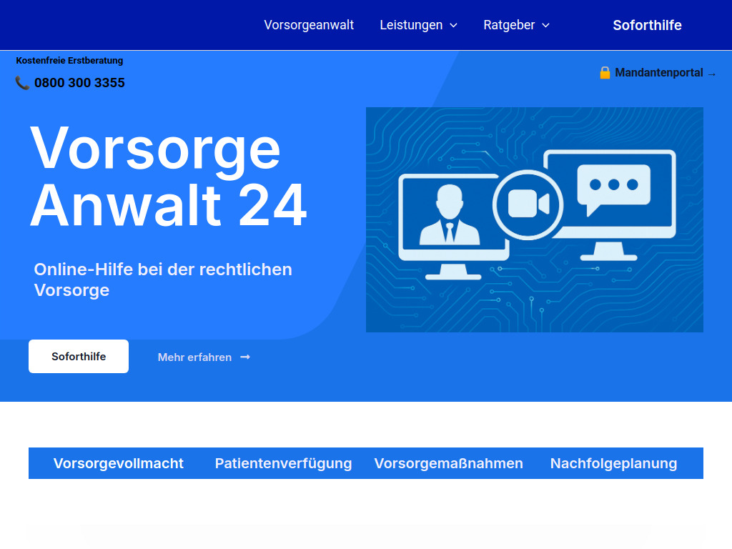 Website von Rechtsanwalt Markus Libera in München