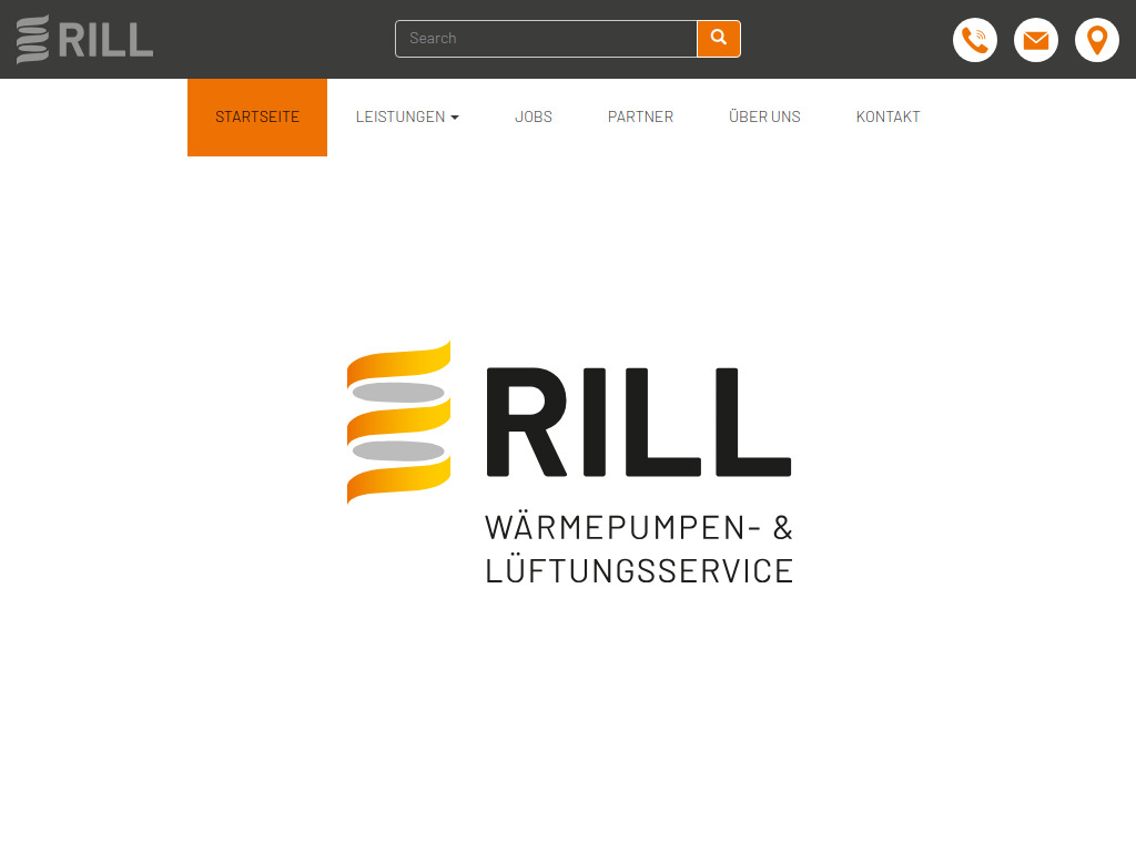 Website von RILL GmbH & Co. KG in Heitersheim