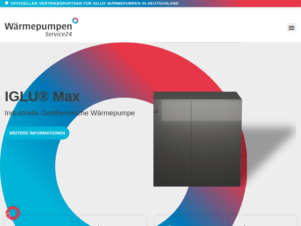 Website von Wärmepumpen-Service24 GmbH in Wolfhagen