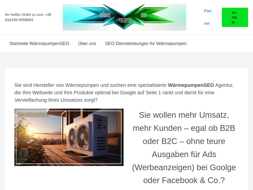Website von SEO Agentur Online Marketing Webdesign in Hamburg