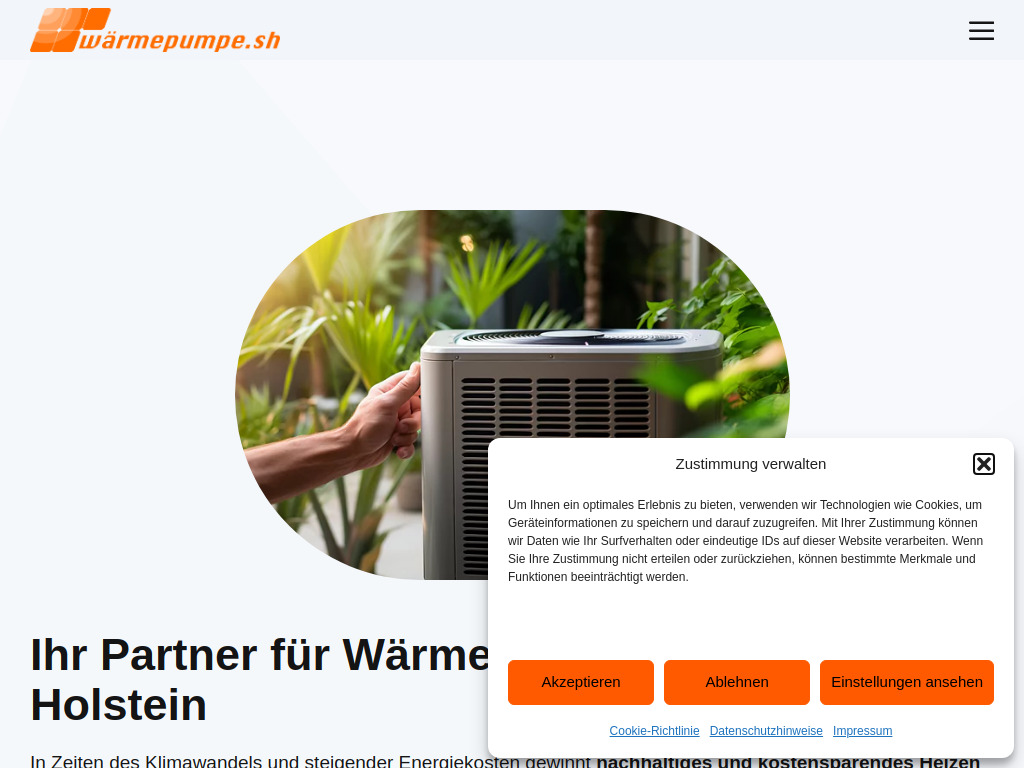 Website von Vertriebsader GmbH in Laboe