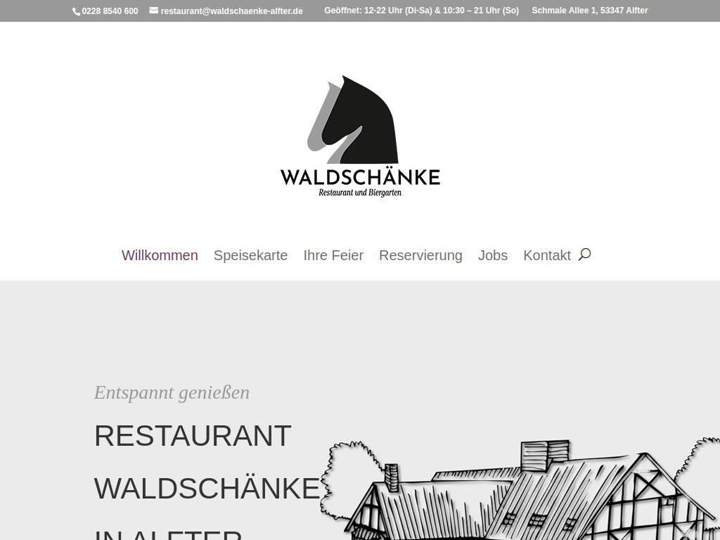 Website von Godesberg Gastronomie & Event GmbH in Alfter