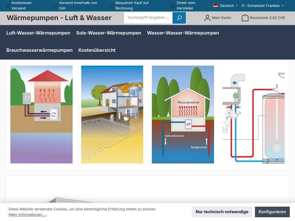 Website von Stratos Swiss GmbH in Zürich