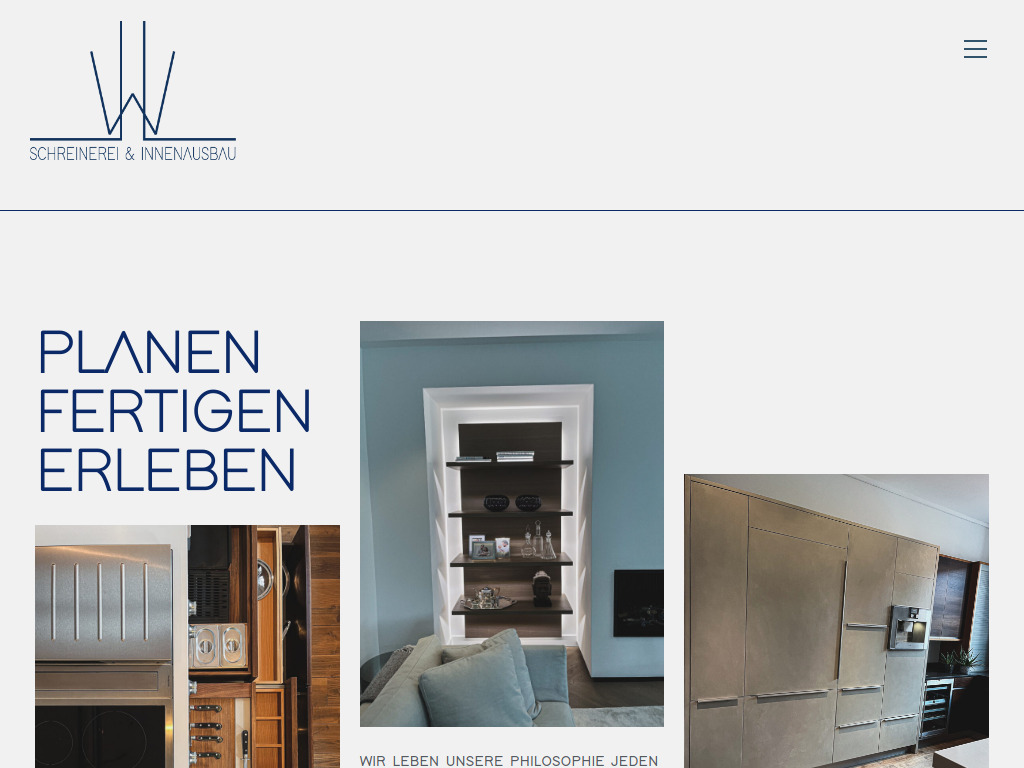 Website von Wastl · Schreinerei & Innenausbau in Nörting