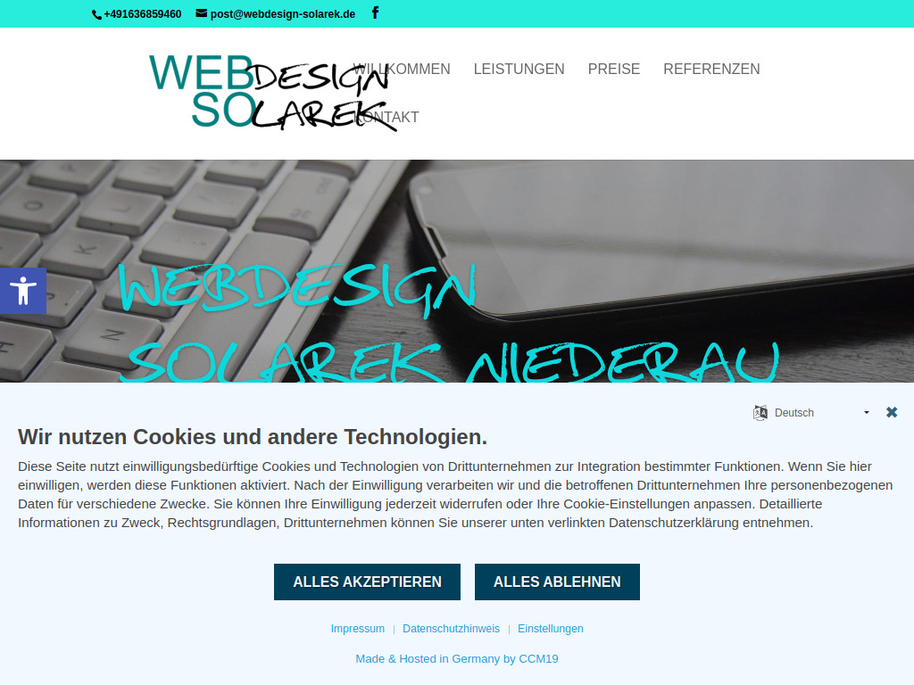 Website von Jens Solarek
