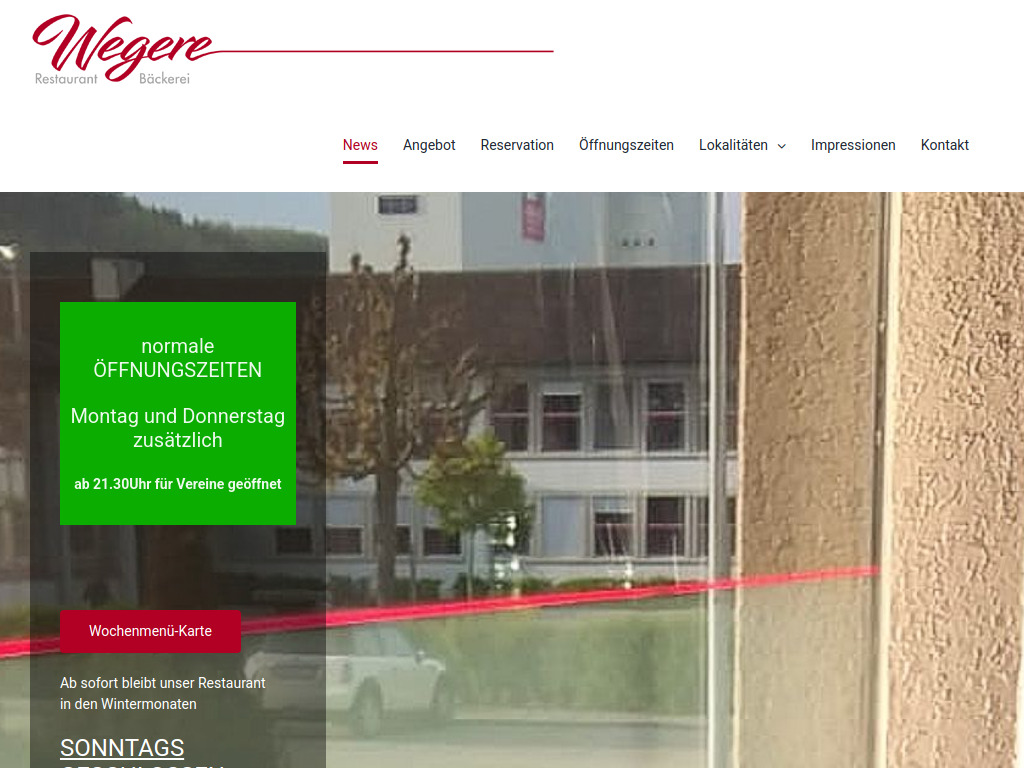 Website von C&M Gastro GmbH in Nebikon