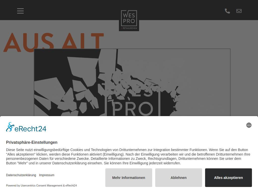 Website von Werbespitze GmbH in Berlin