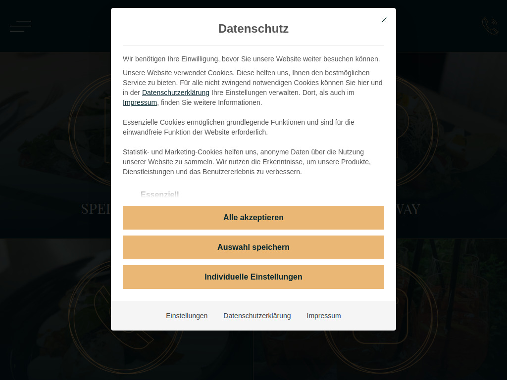 Website von Wettsteins Restaurant in Langerwehe-Merode