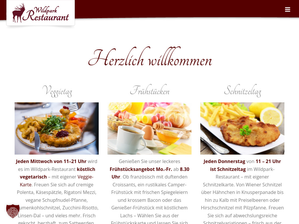 Website von Wildpark Schwarze Berge GmbH & Co. KG in Rosengarten