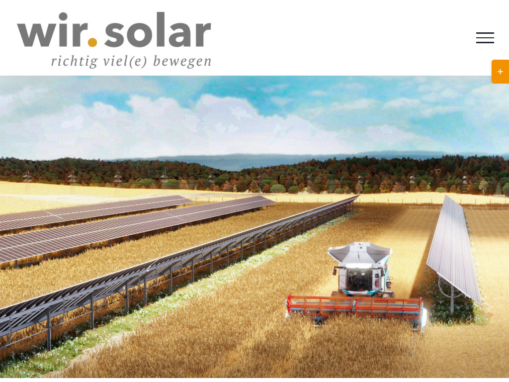 Website von Wir Solar in Elzach