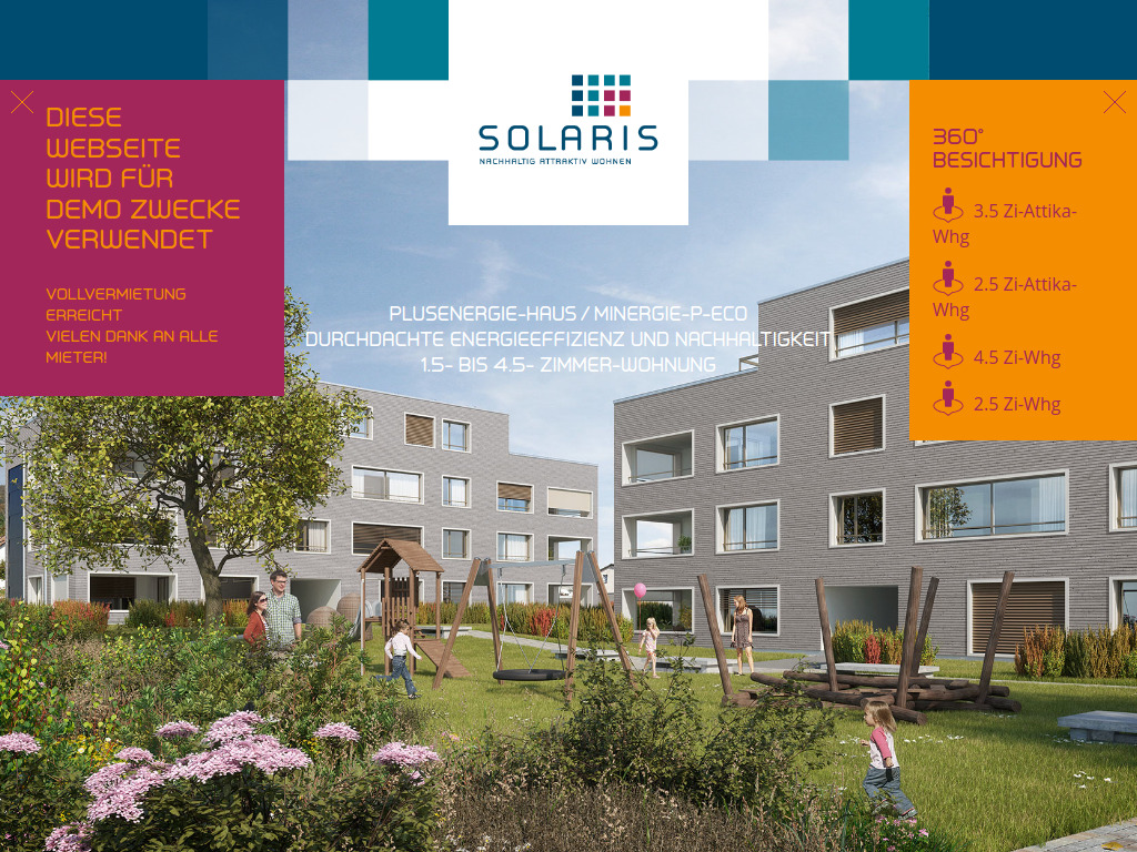 Website von Die Immobilien-Treuhänder Straub & Partner AG in Lenzburg