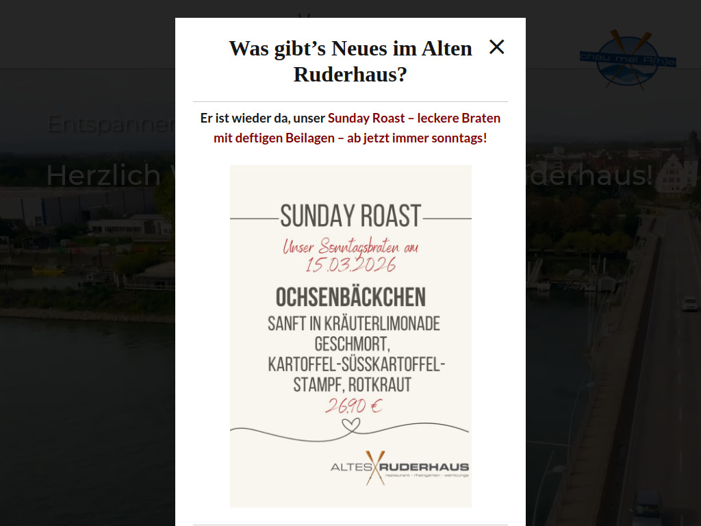 Website von Ruderhaus GmbH in Worms