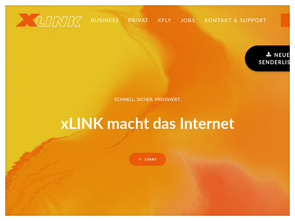 Website von Multikom Austria Telekom GmbH in Salzburg