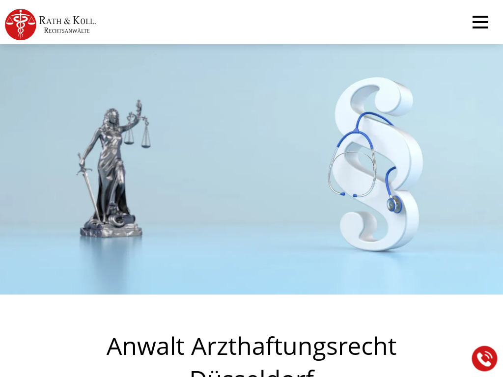 Website von Rechtsanwalt Marco Rath in Düsseldorf