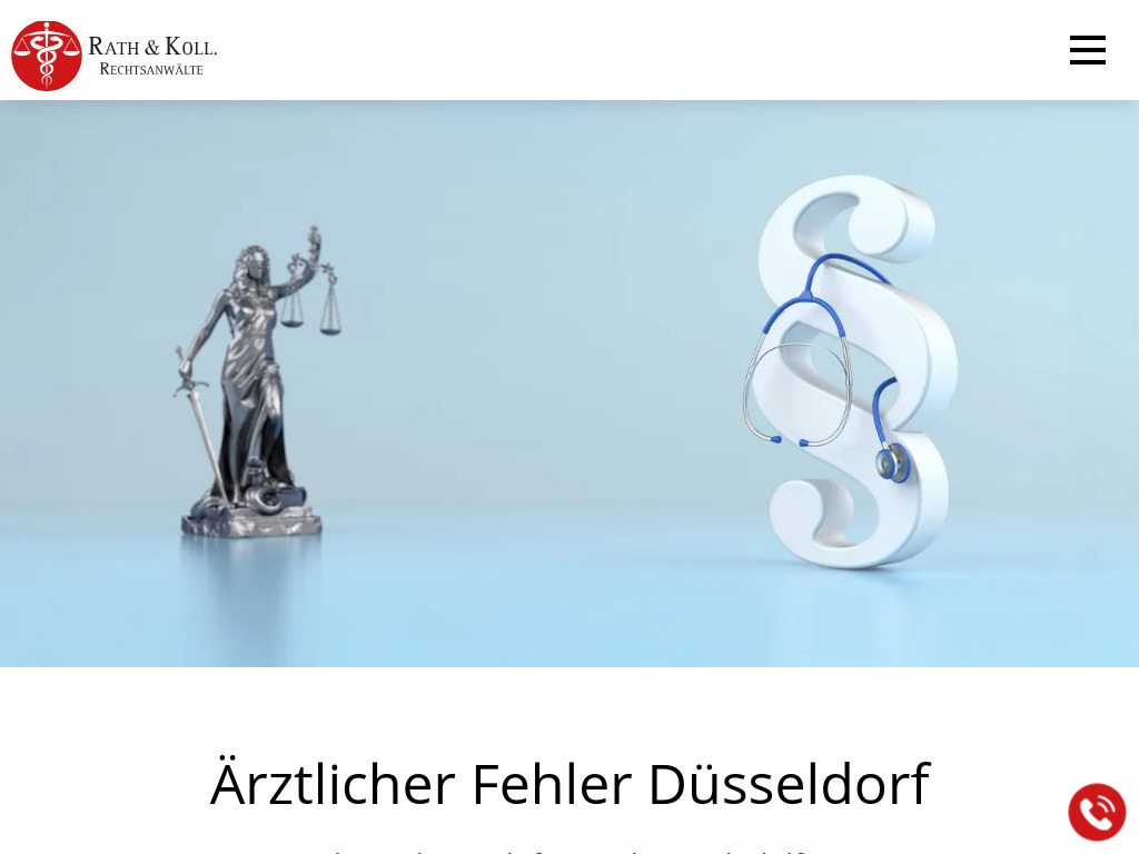 Website von Rechtsanwalt Marco Rath in Düsseldorf