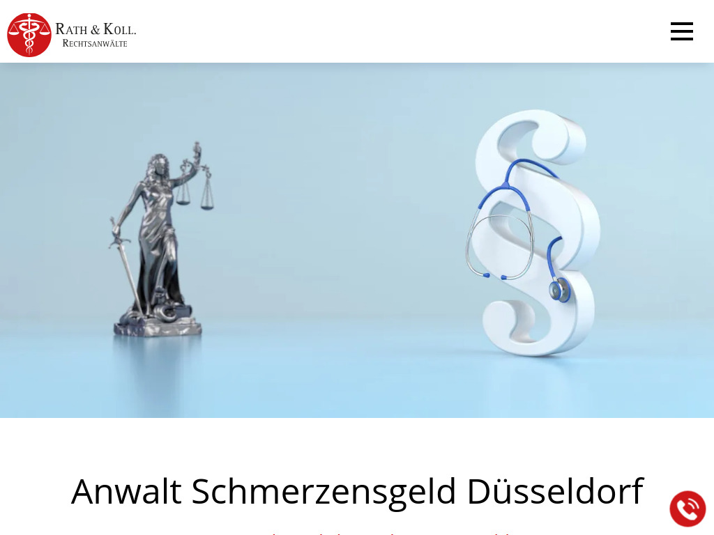 Website von Rechtsanwalt Marco Rath in Düsseldorf