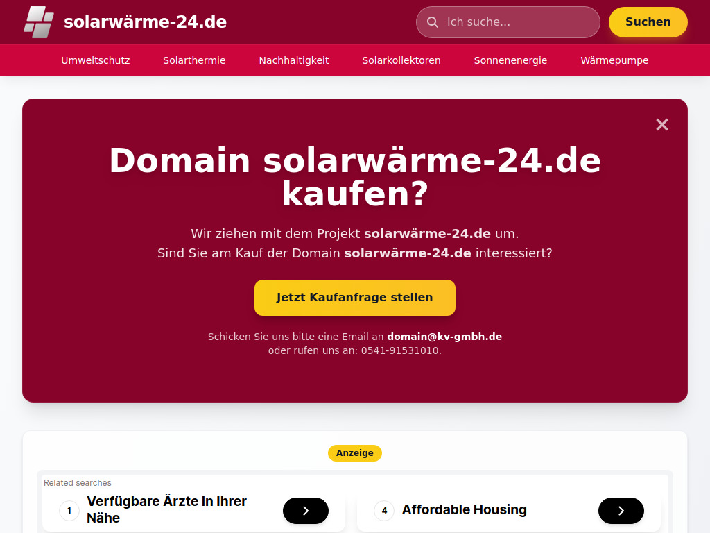 Website von KV GmbH in Osnabrück