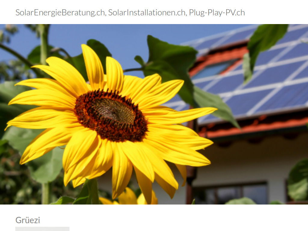 Website von Home Page