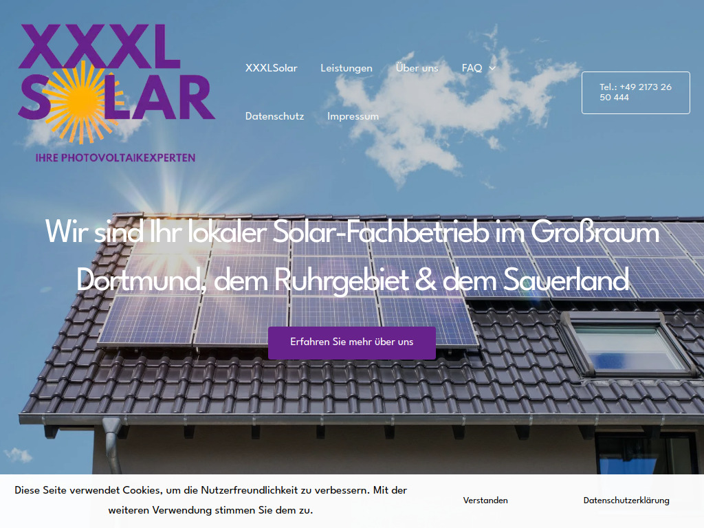 Website von E3 Gruppe ME Consulting UG in Schwerte