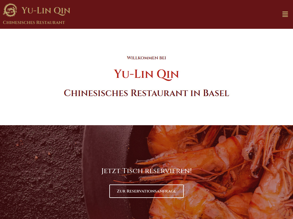 Website von Yu-Lin Qin in Basel