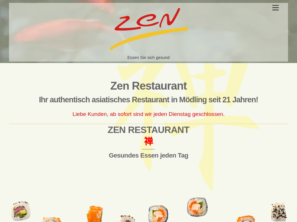 Website von Deng Wang in Mödling