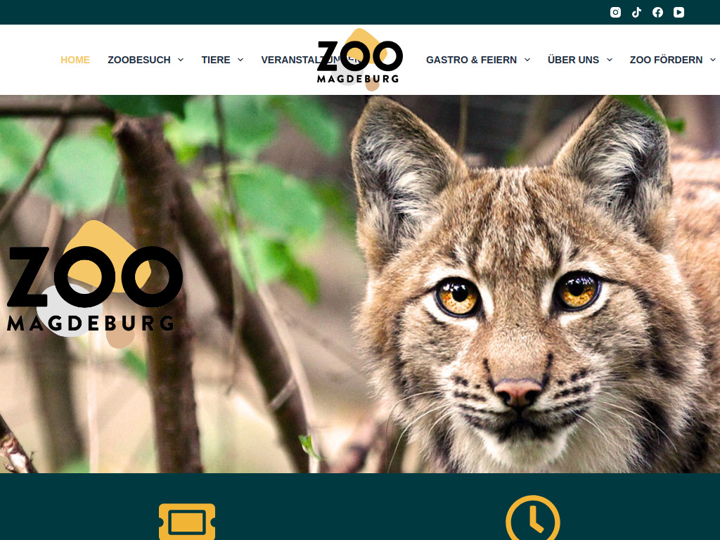 Website von Zoologischer Garten Magdeburg gGmbH in Magdeburg