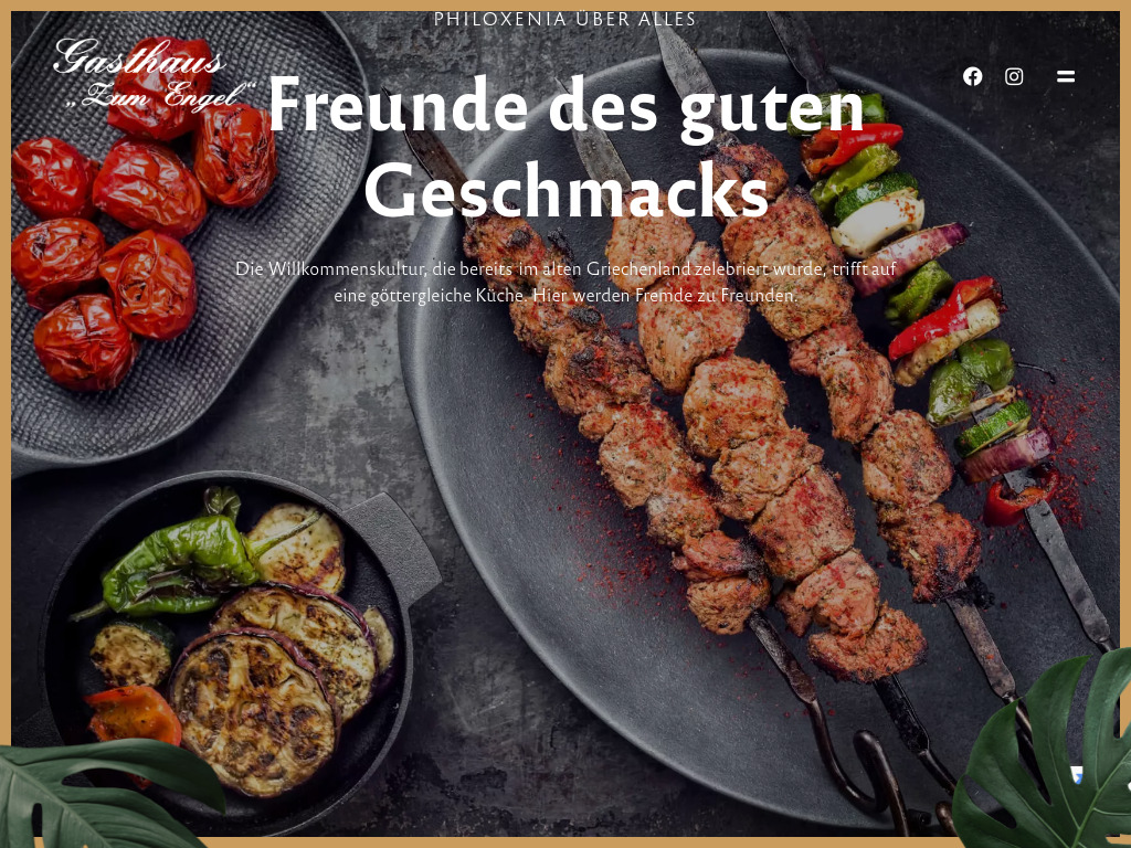 Website von Gasthaus Zum Engel in Hattersheim am Main